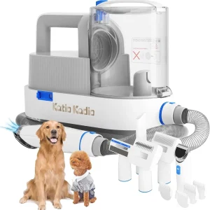5-in-1 Pet Grooming Kit with Vacuum & Low-Noise Suction