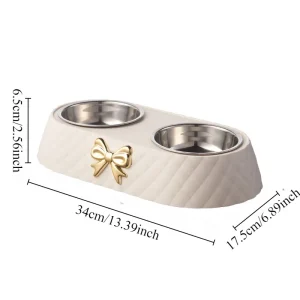 Double Pet Food & Water Bowl